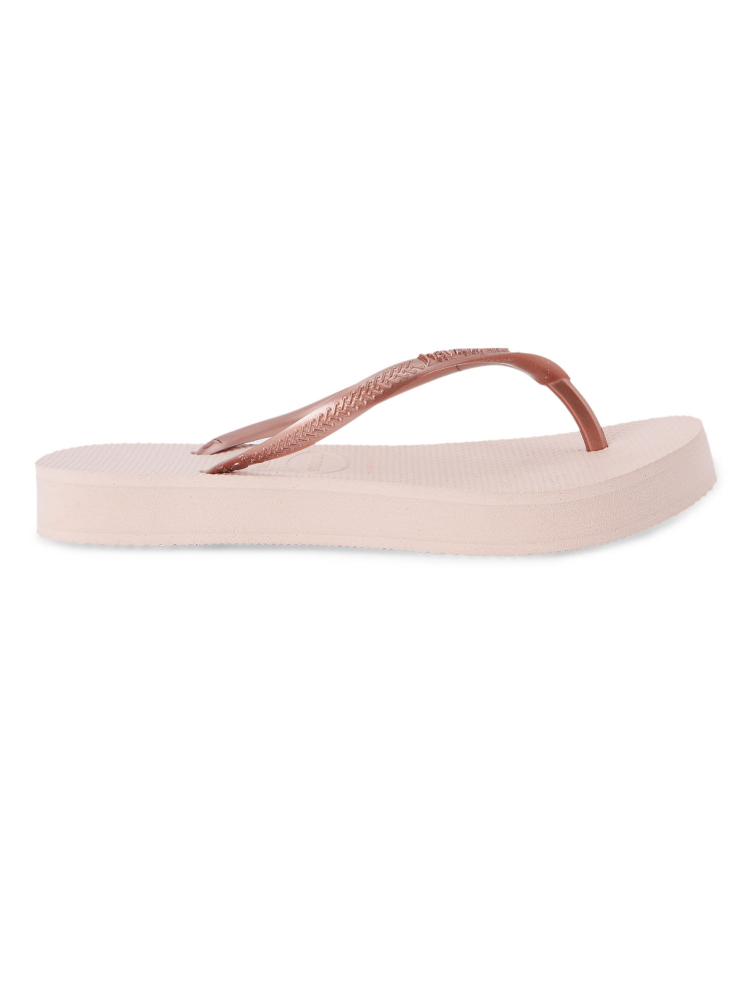 Buy Havaianas Rose Gold Slim Flatforms Flipflops Online