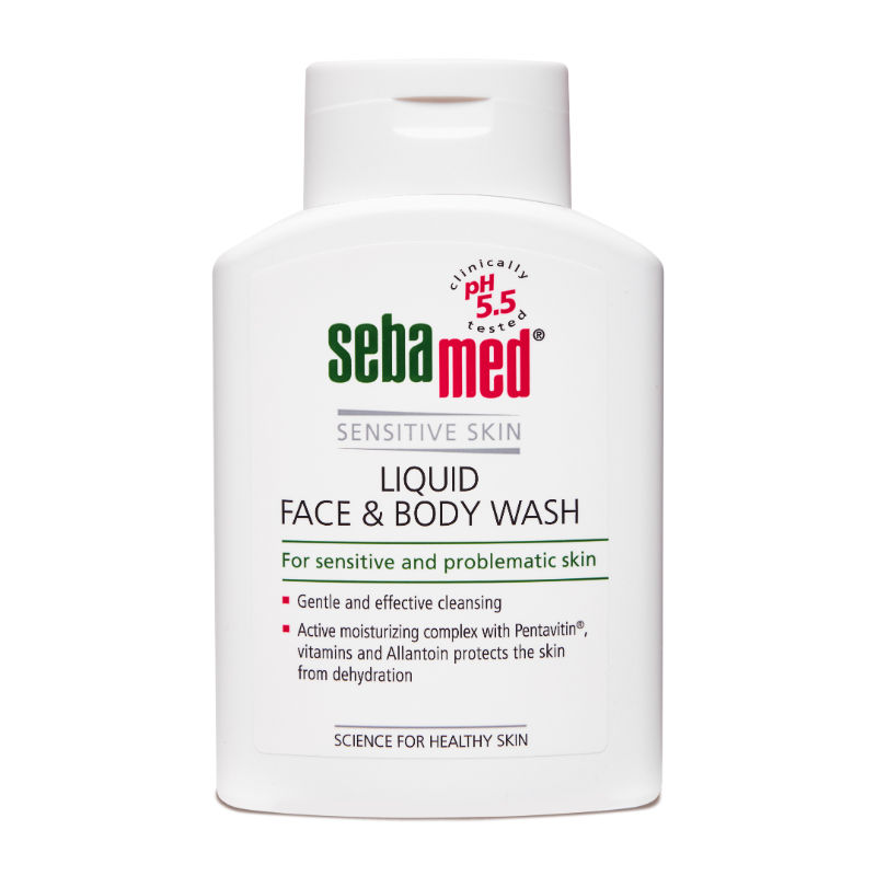 Sebamed Liquid Face & Body Wash, PH 5.5, Soap Free, Sensitive Skin, Active Moisturising Complex