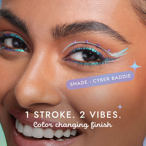 Buy Nykaa Cosmetics Stardust Dual Chrome Eyeliner with Holographic