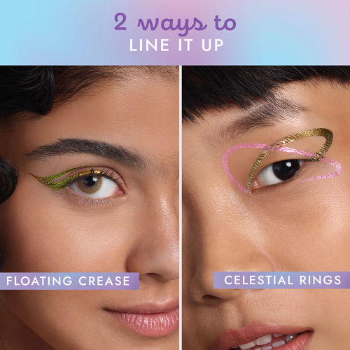 Nykaa Cosmetics Stardust Dual Chrome Eyeliner with Holographic Finish  Cyber Baddie