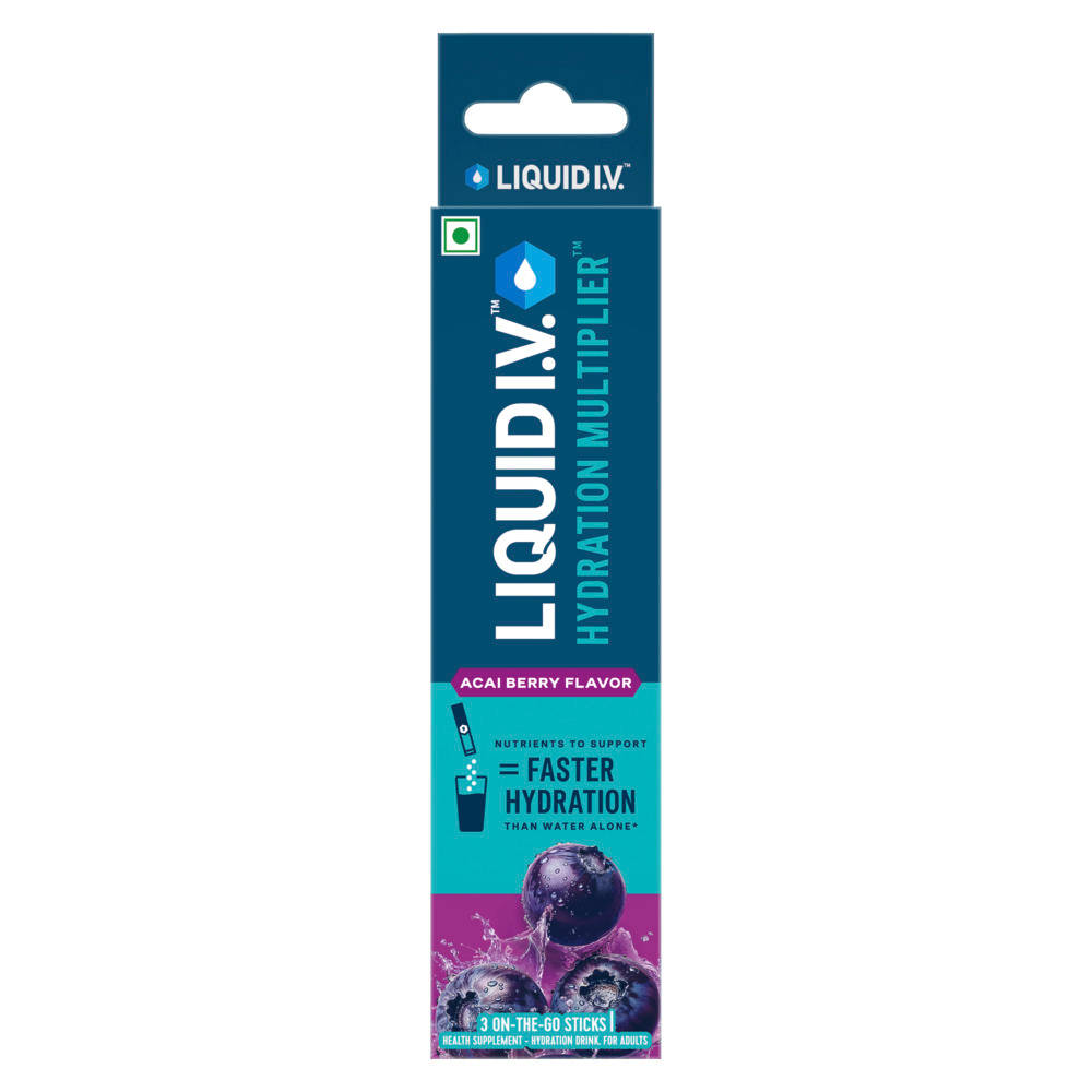 Liquid I.V. Acai Berry Hydration Multiplier Electrolyte Drink Mix - Pack Of 3