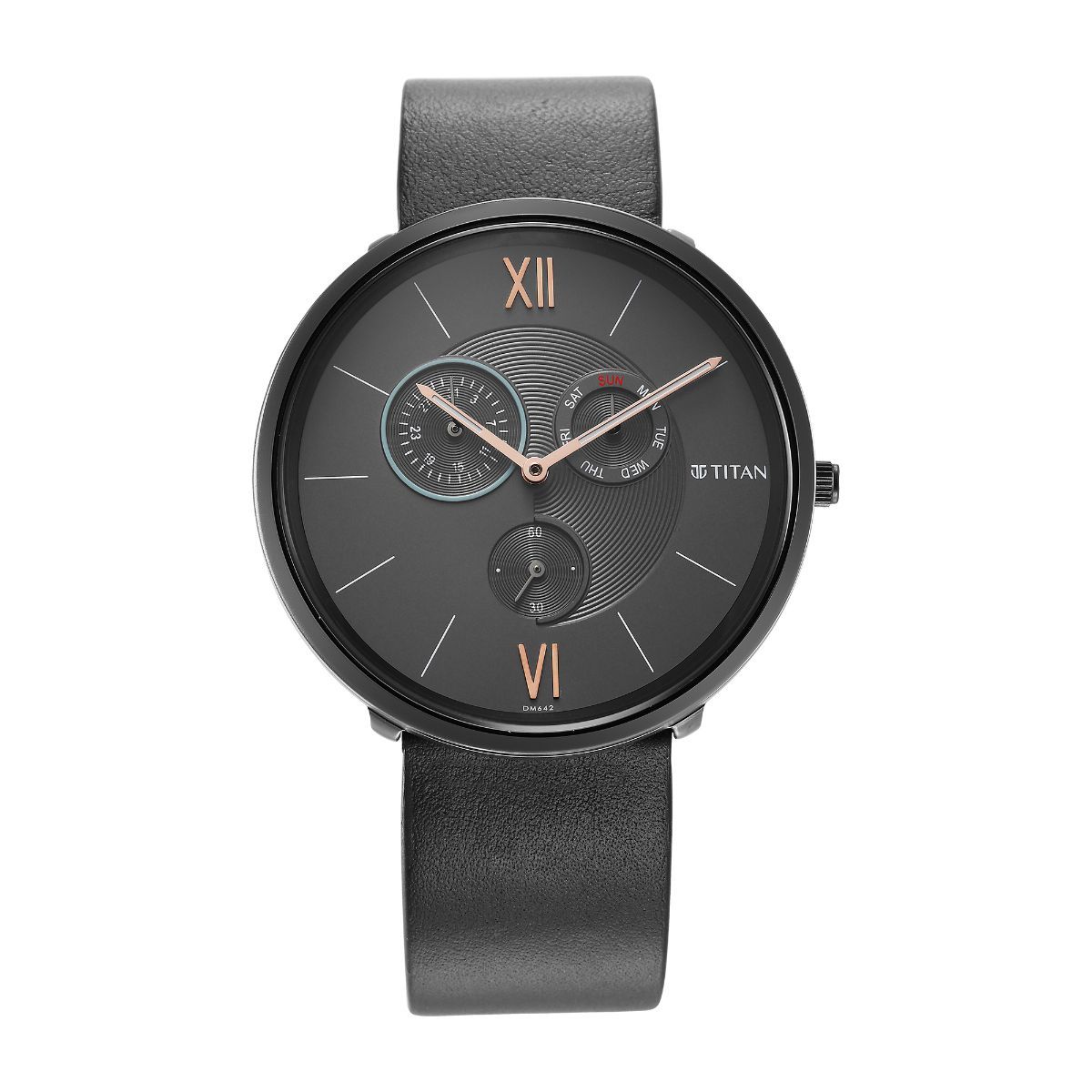 Buy Titan Slim Multifunction 1877QL01 watch for Men Online