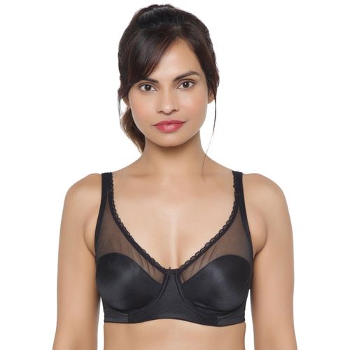Buy Miorre Minimizer Non-wi Comfortable High Support Big Cup Bra - Black ( 44B) Online