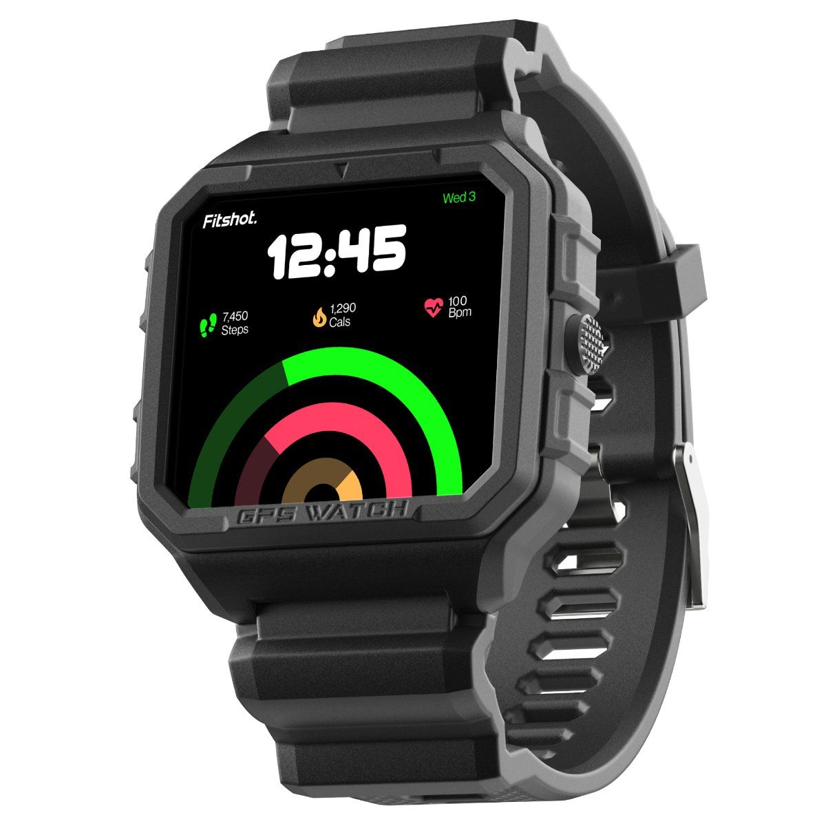 Buy Ambrane Wise Spirit Smart Watch with Bluetooth Calling 4.29 cm (1.69  Inch) Lucid Display, 60 Plus Sports Modes, 24x7 Health Monitor, Built-in  Speaker and Mic Online at Best Prices in India - JioMart.