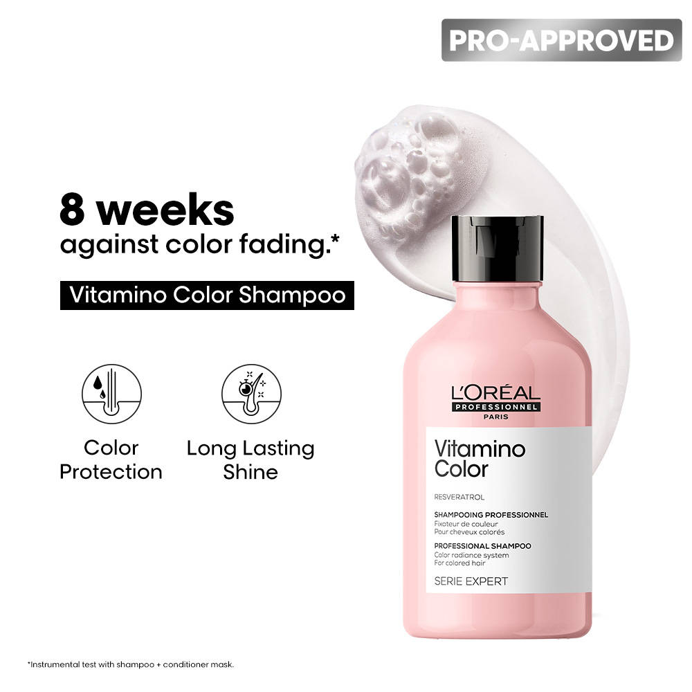 L’Oréal Professionnel Vitamino Color Shampoo for Color Protection & Shine With Resveratrol