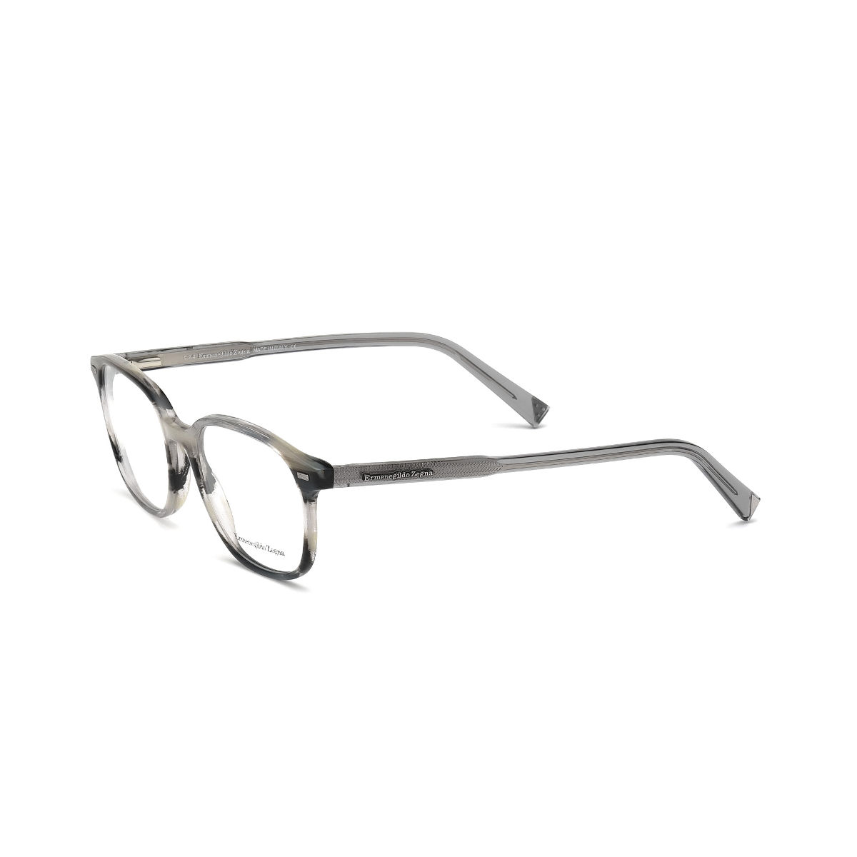 Ermenegildo Zegna Brown Resin Glasses (Frames) main image 1