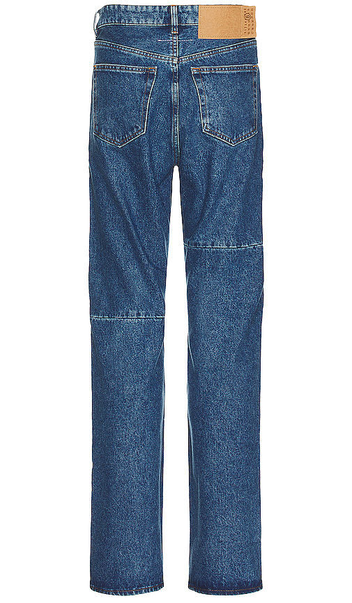 Buy MM6 Maison Margiela Coated 5 Pocket Denim Jean Online