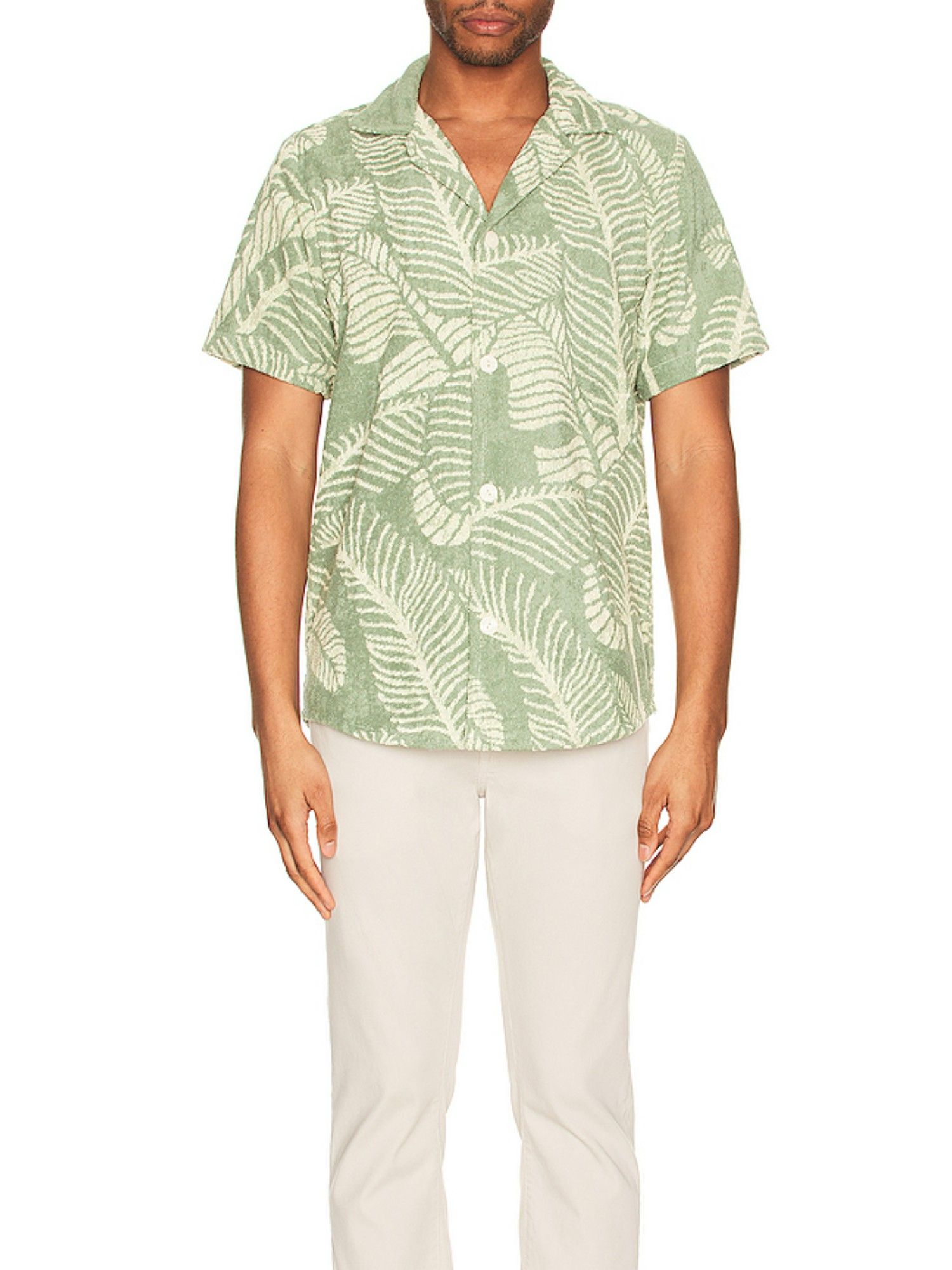 Buy OAS Banana Leaf Cuba Terry Shirt Online