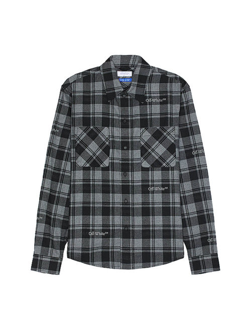 Buy OFF-WHITE Check Flannel Shirt Online