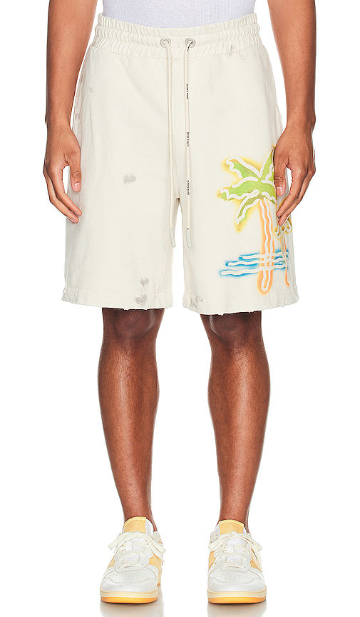 Buy Palm Angels Neon Sweatshorts Online
