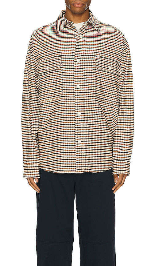 Buy Palm Angels Micro Check Overshirt Online