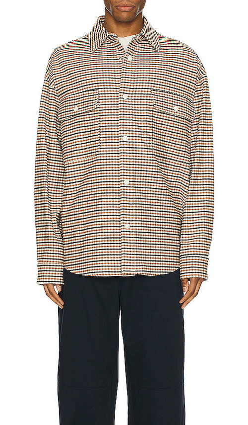 Buy Palm Angels Micro Check Overshirt Online