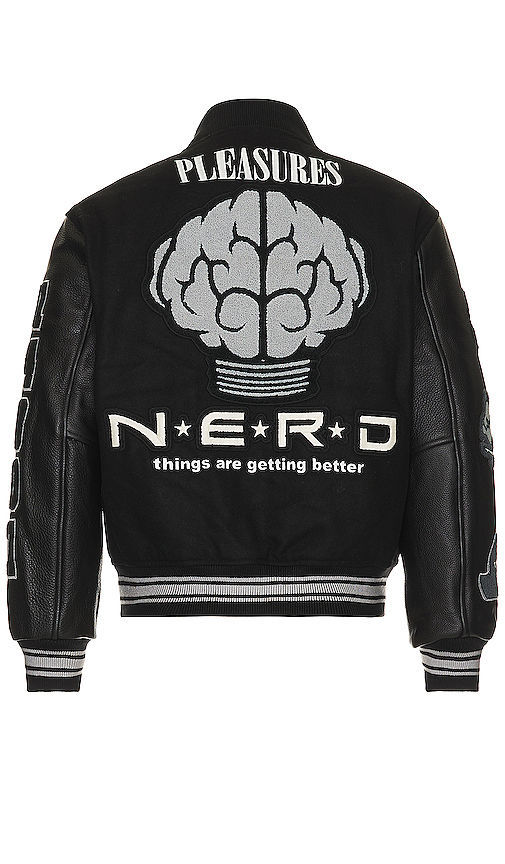 Buy Pleasures Nerd Varsity Jacket Online
