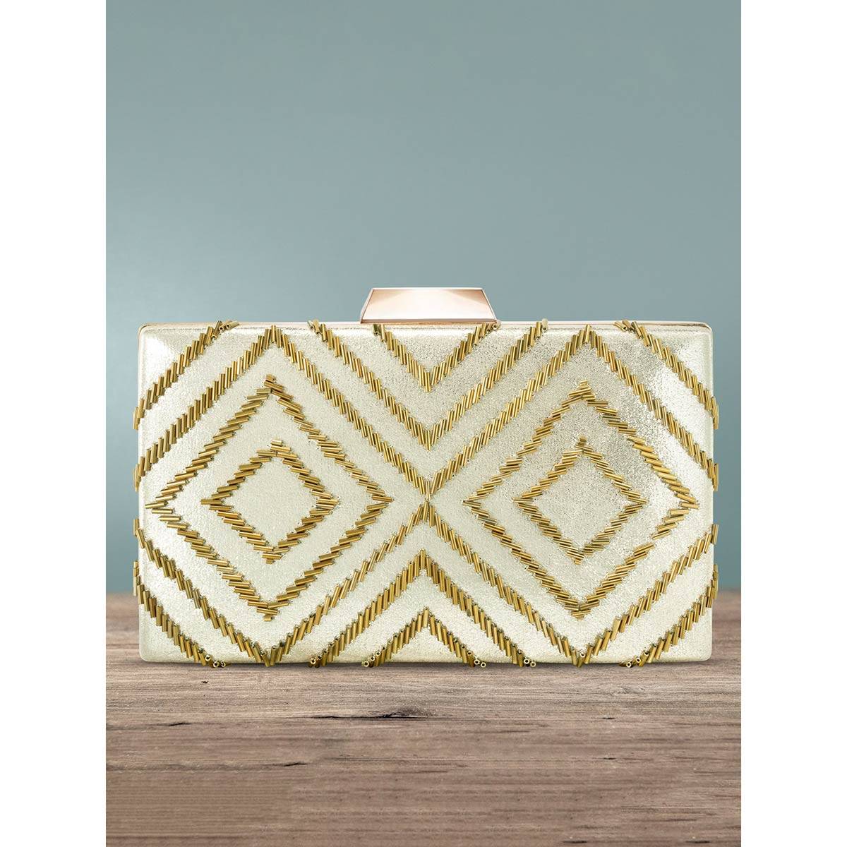 Peora Clutch Purses for Women Wedding Handmade Evening Handbags Party Bridal Clutch -C36G