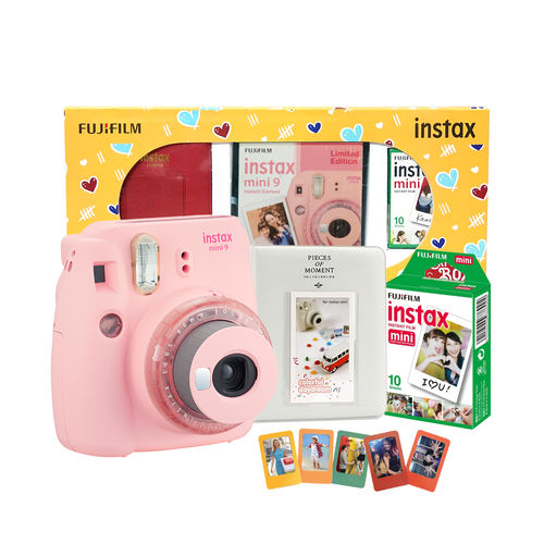 Appartement Voorwaardelijk Bestaan Fujifilm Instax Mini 9 Surprise Box Clear Pink Camera: Buy Fujifilm Instax  Mini 9 Surprise Box Clear Pink Camera Online at Best Price in India | Nykaa