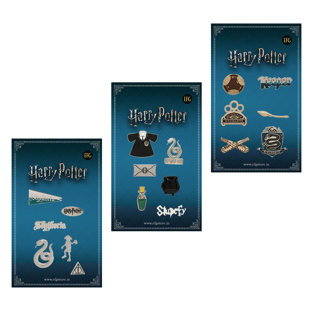 EFG Store Harry Potter Slytherin House Pin Combo Set: Buy EFG Store ...