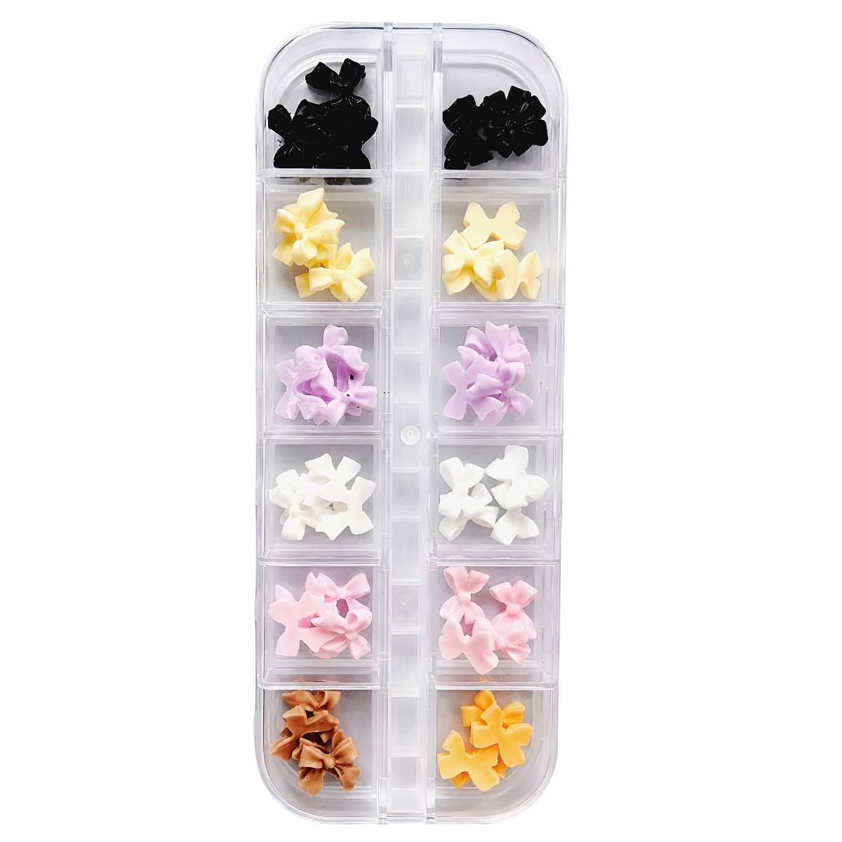 Matra Nail Art Accessories 3D Bow Charms Manicure Decoration Kit For Artificial Press Stick On Nails