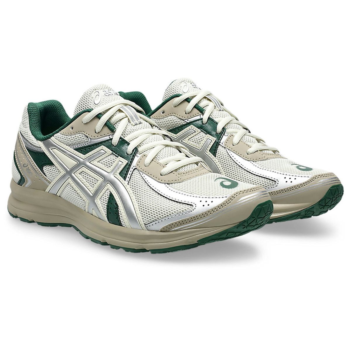 ASICS JOG 100S Unisex Green Sneakers (US 5)