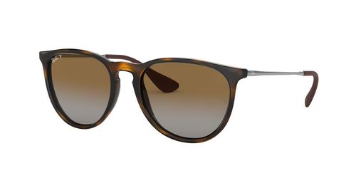 Buy Ray-Ban 0RB4171 Brown Polarized Erika Round Sunglasses (54 mm