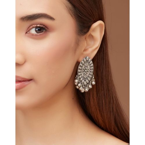 Fabindia Silver Metal Stud Earrings