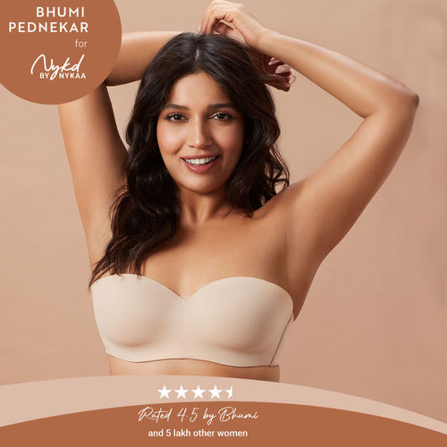 Buy Nykd by Nykaa The Ultimate Strapless Bra - Sand NYB027 Online