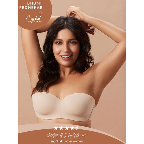 As Seen On TV Soft Gel Strapless Natural Bra Cup Size B NEW IN BOX NUDE