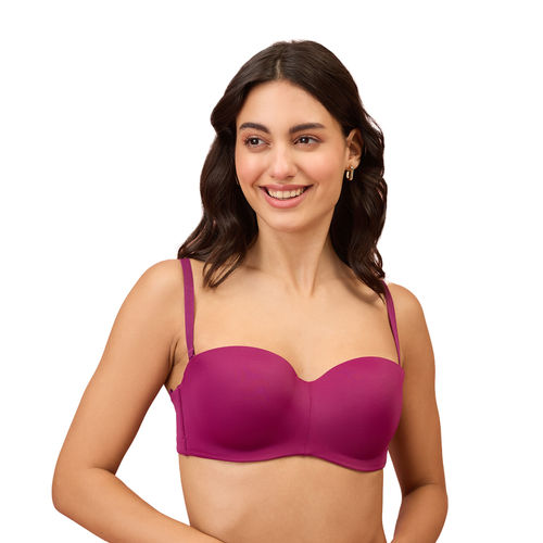 Buy Nykd by Nykaa The Ultimate Strapless Bra - Wine NYB027 Online