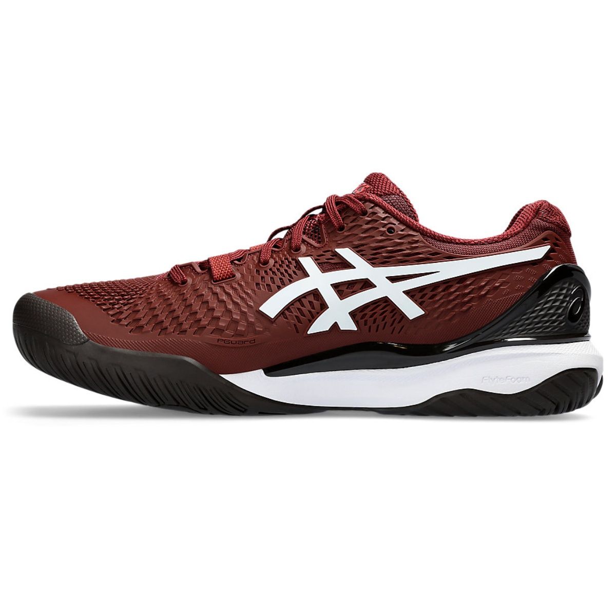 Asics maroon sale shoes