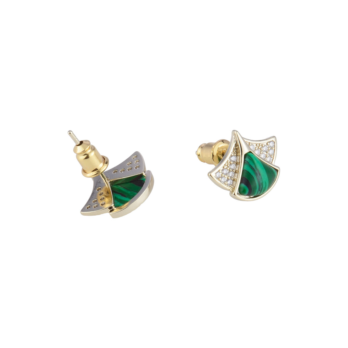 E2O Fancy Green Studs Earrings Buy E2O Fancy Green Studs Earrings