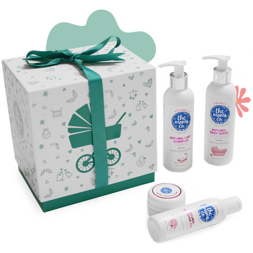 The Moms Co Baby Essentials Ribbon Gift Box Buy The Moms Co Baby Essentials Ribbon Gift Box Online At Best Price In India Nykaa