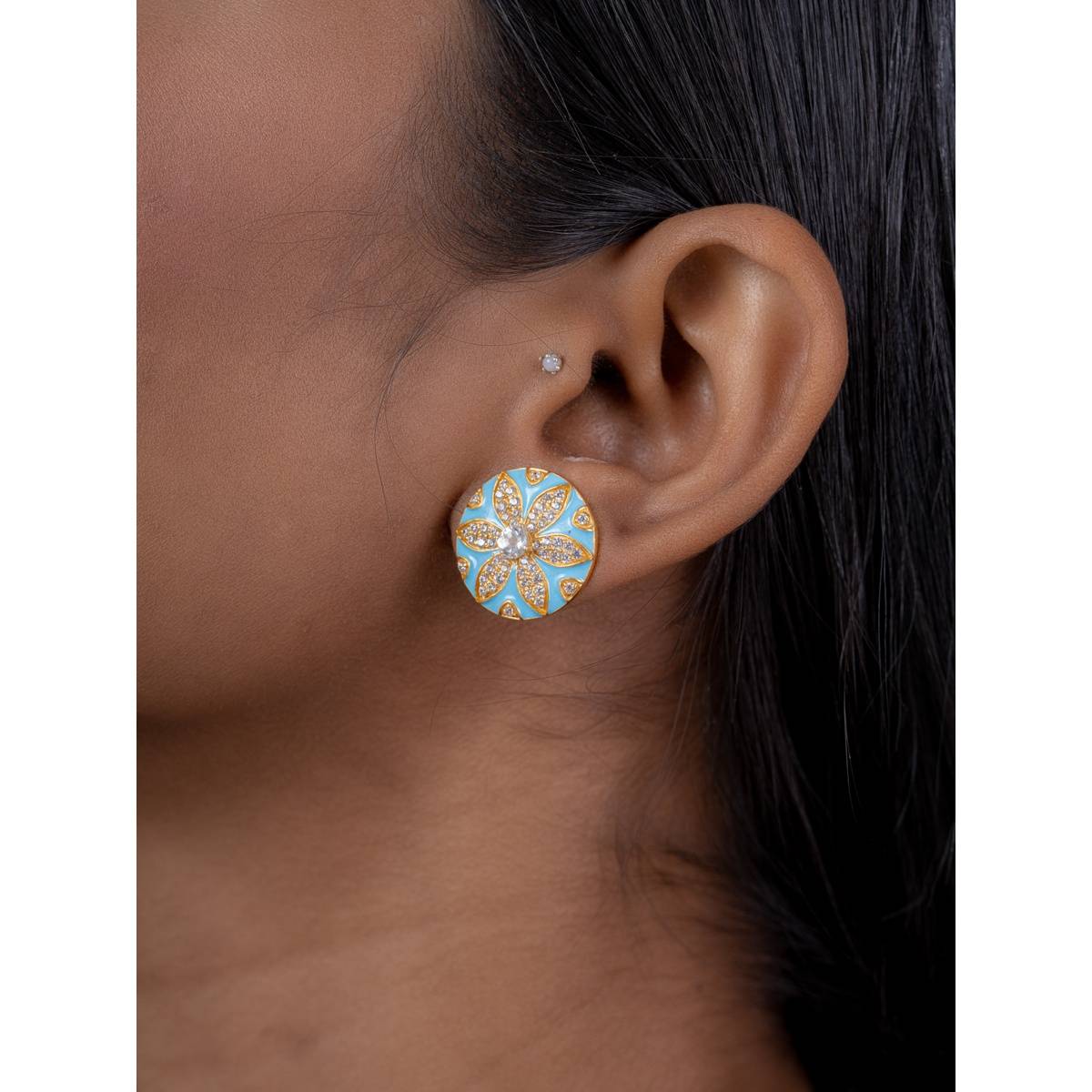 Osvag India Silver Kuhu Earring