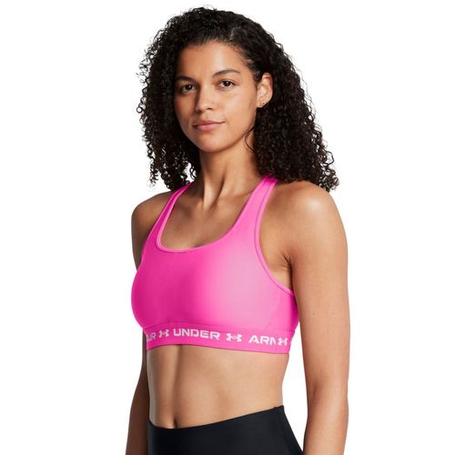 Under Armour Crossback Mid Sports Bra Pink (S)