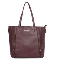 Buy Burgundy Ladies Handbag by David Jones Paris at