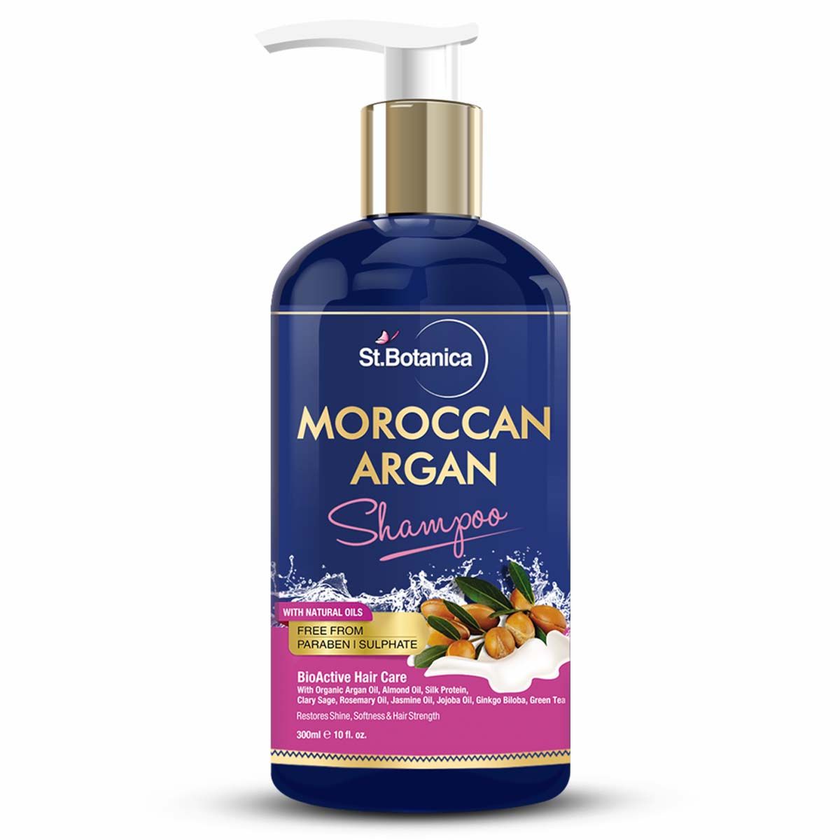 St.Botanica Moroccan Argan Hair Shampoo Paraben Free