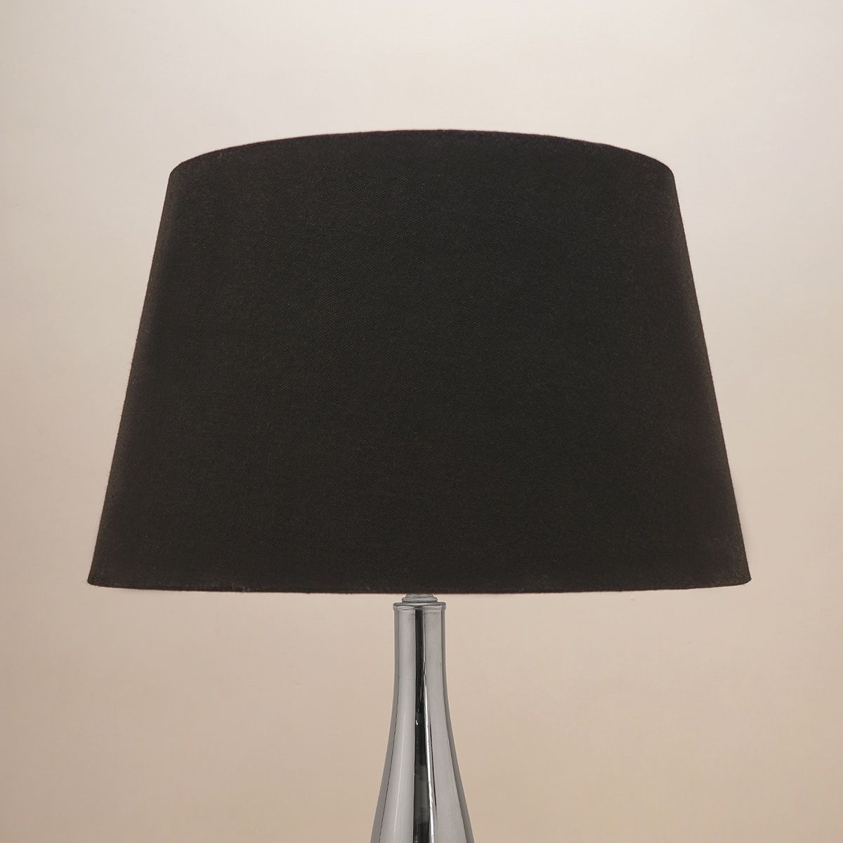 Buy Pure Home Living Black Cotton Lamp Shade With Silver Lining Online   297f14f8907895103965 1 