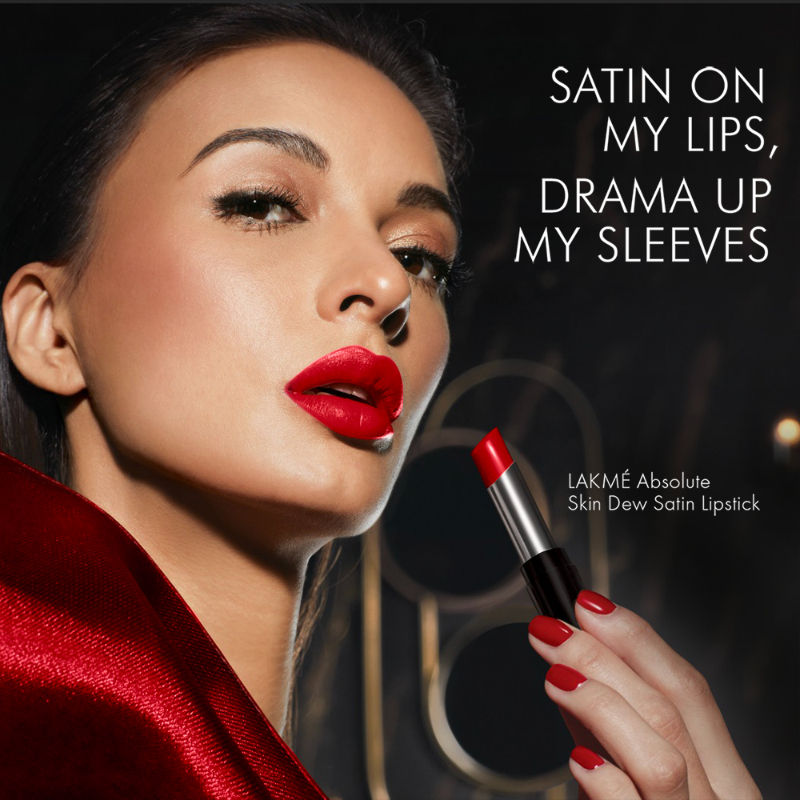 Lakme Absolute Skin Dew Satin Lipstick Buy Lakme Absolute Skin Dew Satin Lipstick Online at
