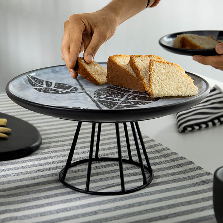 Buy Ellementry Eclipse Ceramic Cake Stand Online
