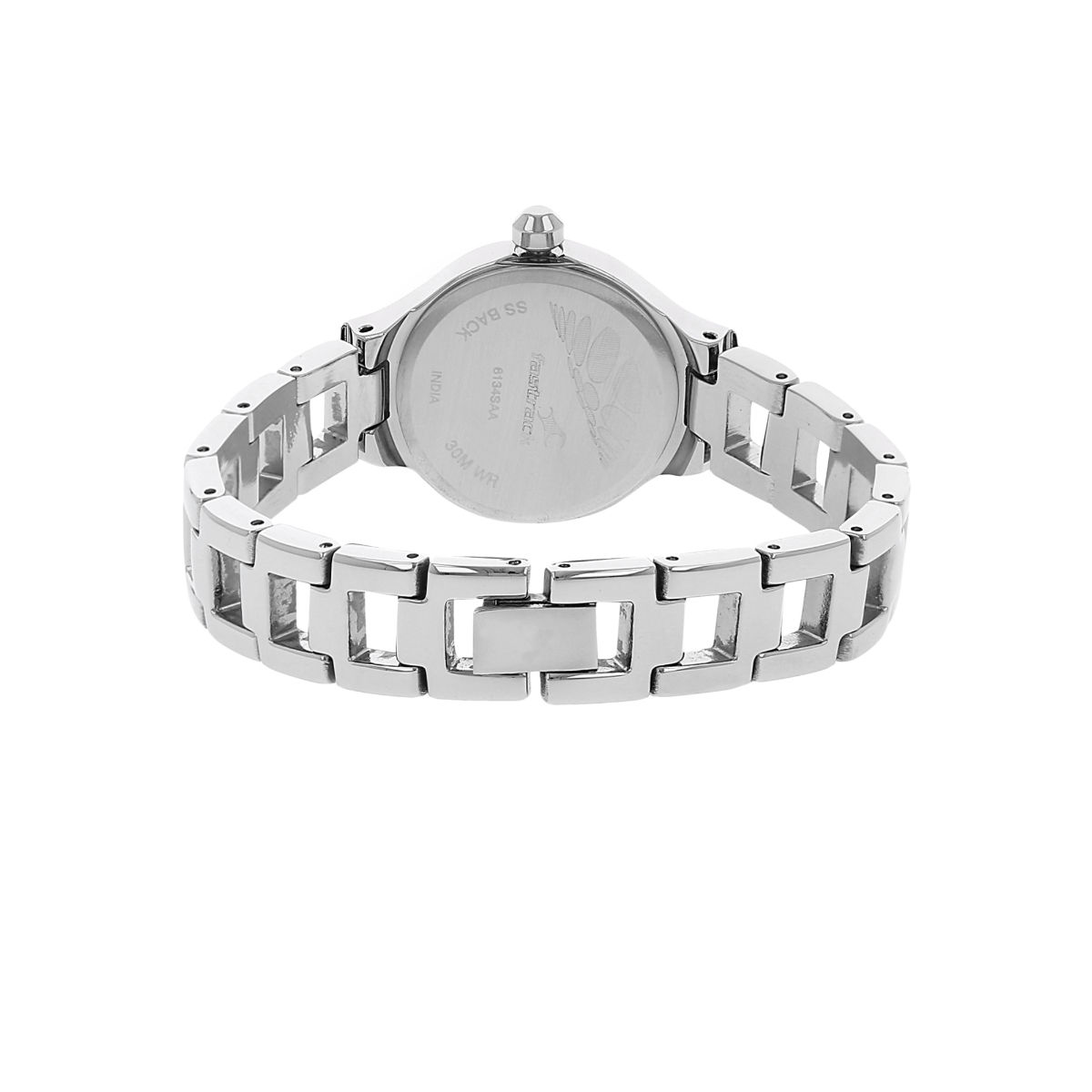 Fastrack Bicolour Dial Silver Metal Strap Watch Buy Fastrack Bicolour