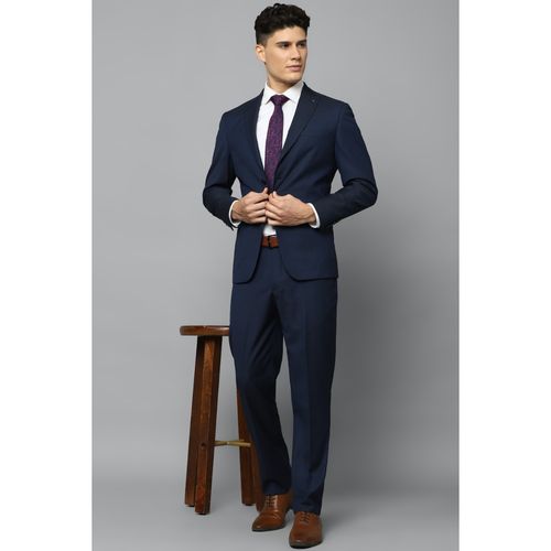 Louis Philippe Suits : Buy Louis Philippe Navy Two Piece Suit (Set of 2)  Online