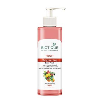 Biotique Fruit Brightening Face Wash 100% Pure & Natural (200ml)