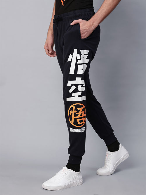 Free Authority Official Dragon Ball Z Mens Navy Blue Graphic Printed  Relaxed Fit Jogger