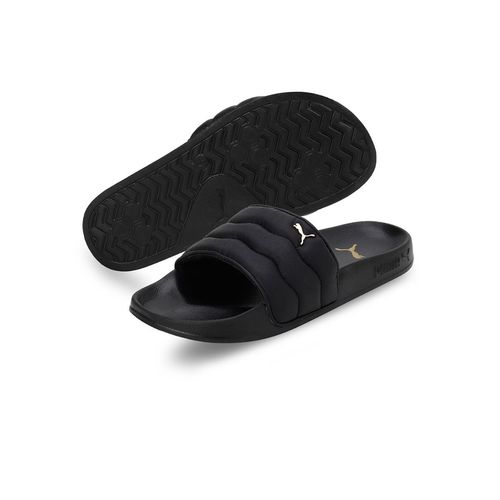 Puma Leadcat Puffy Women Black Sliders (UK 5)