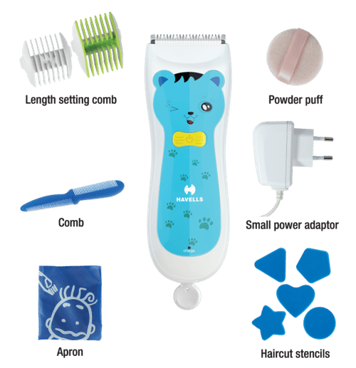 Havells BC1001 Rechargeable Baby Hair Clipper - Blue: Buy Havells BC1001  Rechargeable Baby Hair Clipper - Blue Online at Best Price in India | Nykaa
