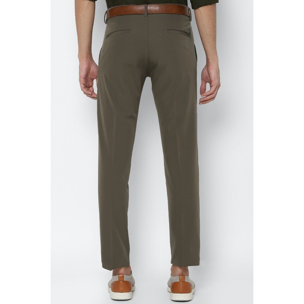 Buy Olive Trousers & Pants for Men by ALLEN SOLLY Online | Ajio.com