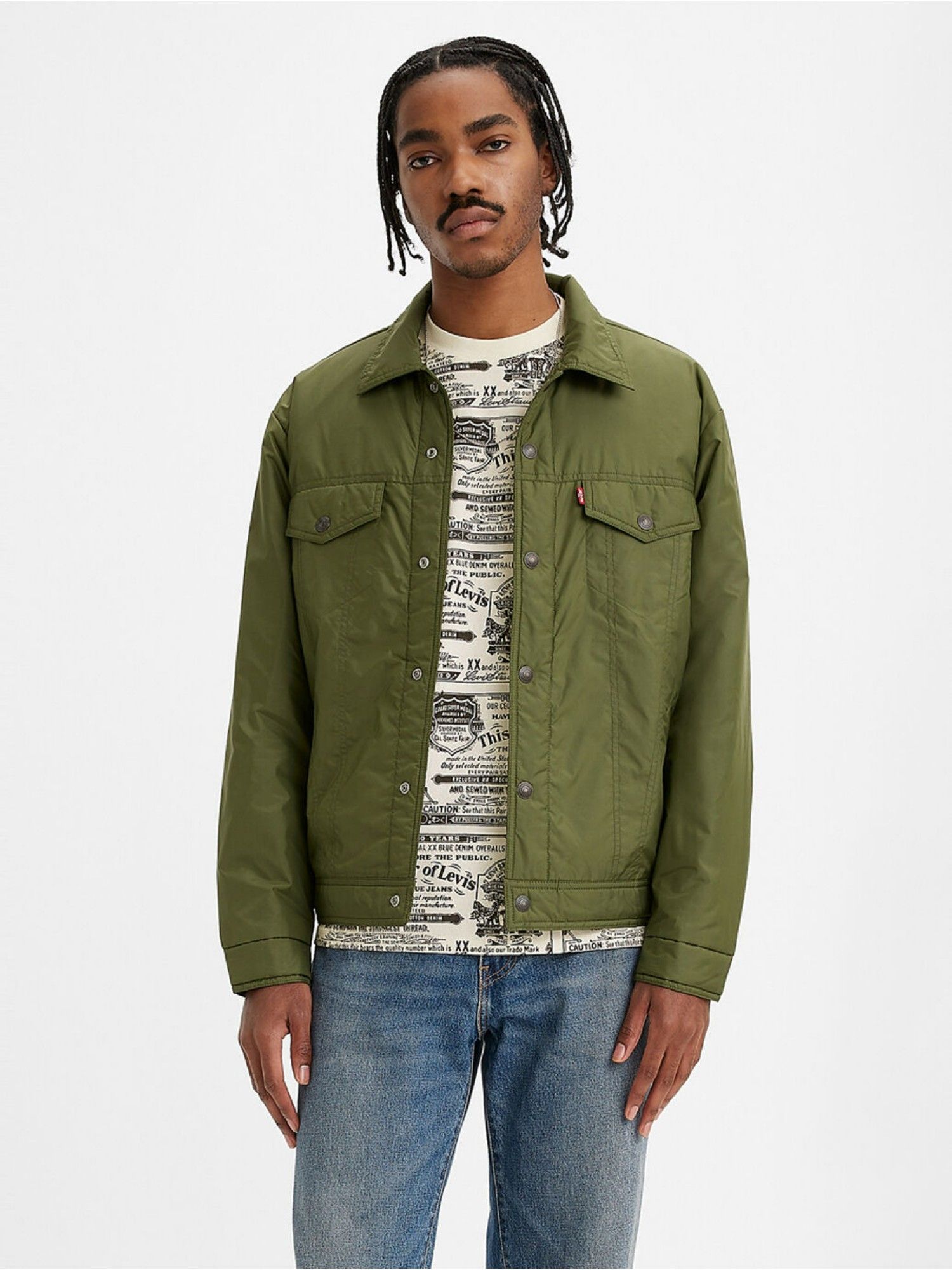 Levis mens khaki shop jacket