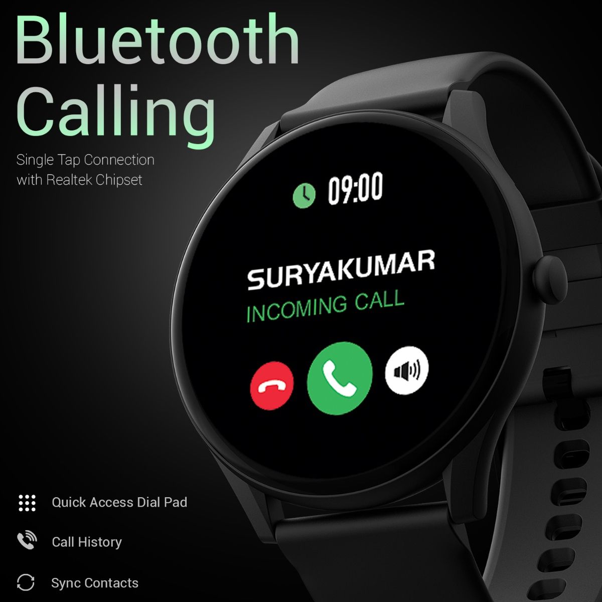 Maxima Max Pro X4+ Rugged Bluetooth Calling Smart Watch 1.32