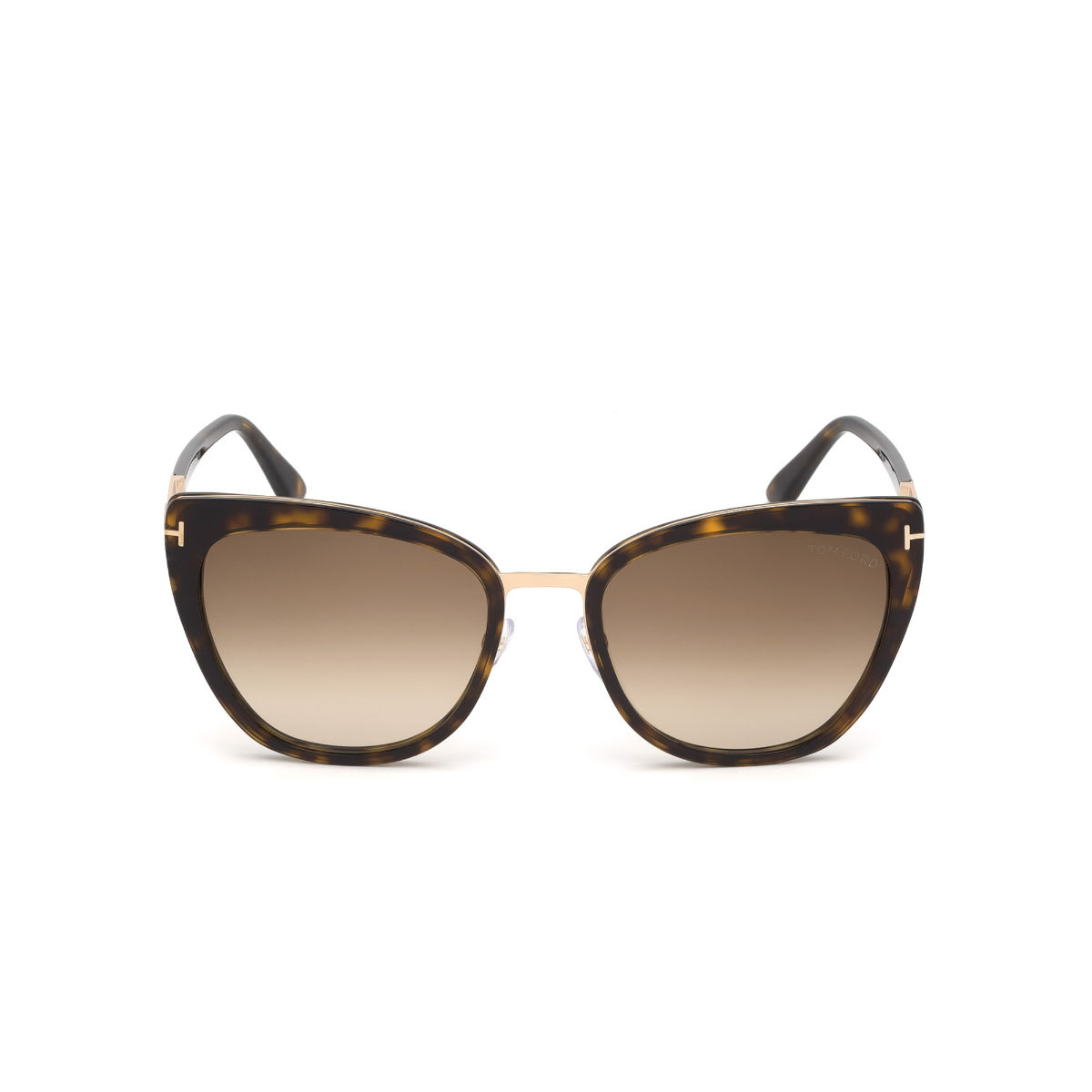 Tom Ford Eyewear Brown Metal Sunglasses FT0717 57 52F