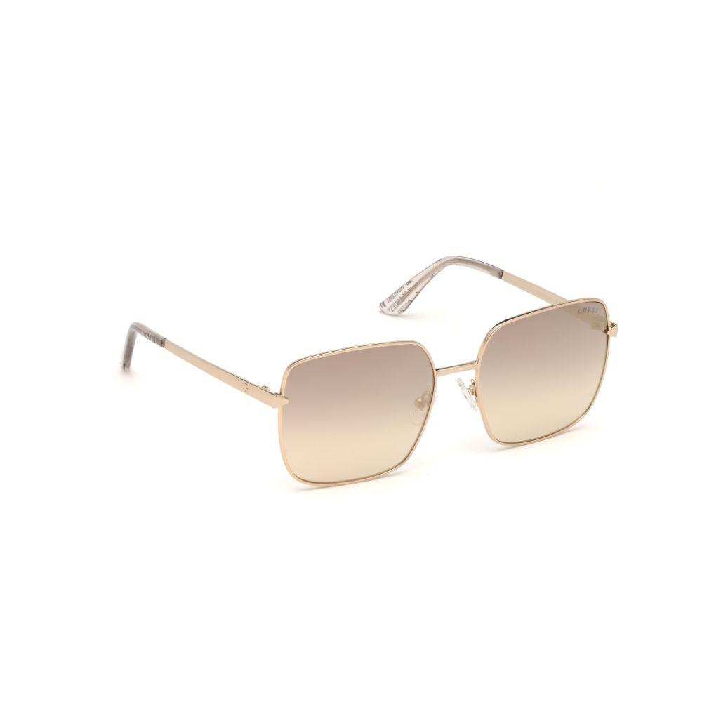 Guess Sunglasses Square Shape Sunglasses Gold Color With UV Protection
