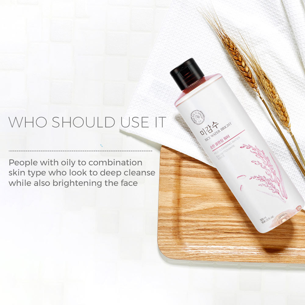the face shop cleansing water