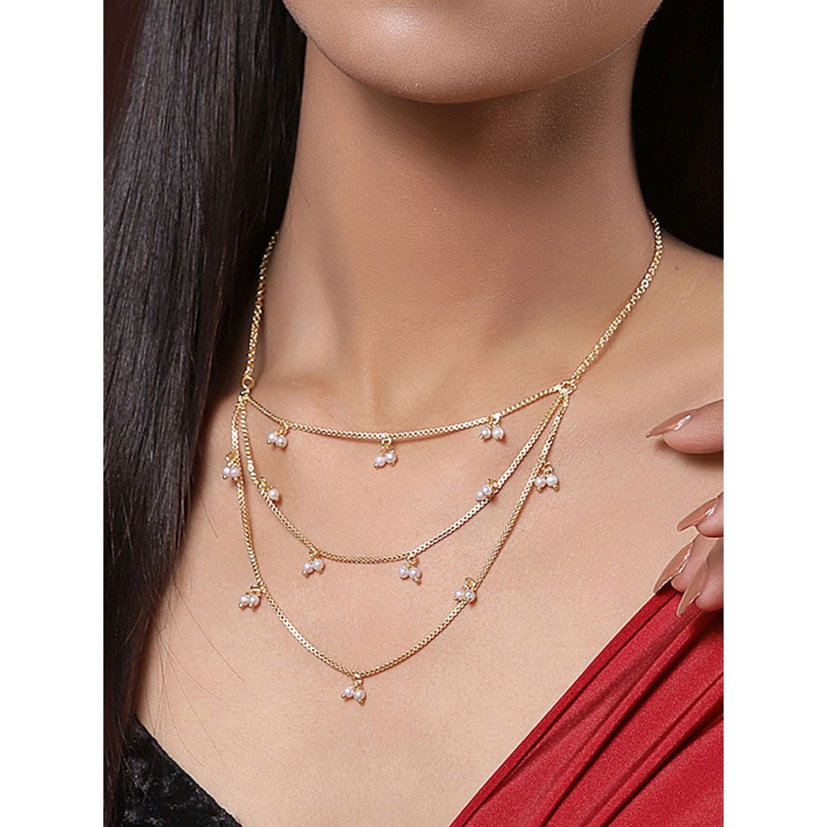 Graziela Medium Floating Diamond Necklace - Yellow Gold - Necklaces -  Broken English Jewelry – Broken English Jewelry